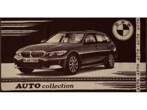 6с102.413ж1 BMW (шоколад) Полотенце махровое 81х160см