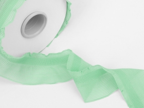 43мм. 6С857-Г50 (рис.1360) ТЕСЬМА ВЯЗАНАЯ ОТДЕЛОЧНАЯ РЮШ салат*015, 43мм (мот.10м)