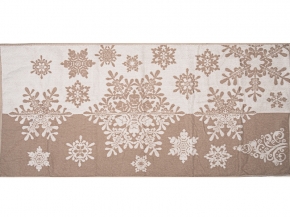 6с102.511ж2 Merry cristmas (лен3) Полотенце махровое 67х150см