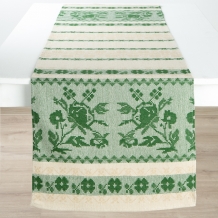 24С170-ШР+К 43*150 Рушник "Белорусский" цв. 5 рис. 810 зеленый