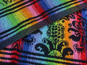 6с104.411ж1 Париж (т.радужка) Полотенце махровое 67х40см