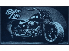 6с103.412ж1 Bike Life(т.синий2) Полотенце махровое 50х90см