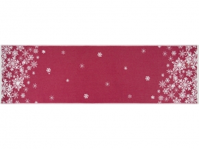 5с22.312ж1 Снежинки-арт(ДТЭ бордовый) Полотенце 50х180 см