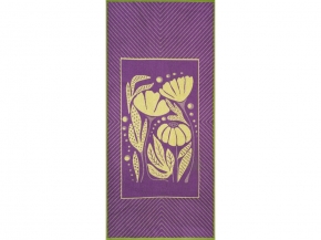 6с102.411ж1 Пальмира(3-сирень4) Полотенце махровое 67х150см