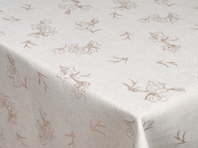 24С3-ШР  Скатерть 152*250 "Колокольчики" цв. 3 рис. 288  серый