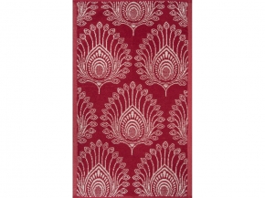 6с104.411ж1 Павлиний глаз(бордо) Полотенце махровое 67х40см