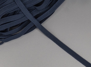 10мм. 05С3296Ч-Г50 (рис.4007Ч) ЛЕНТА ЭЛАСТИЧНАЯ ПРОД. (6,40г/м) т-синий*30, 10мм (рул.50м)