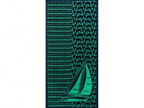 6с104.413ж1 Шхуна (темно-синий7) Полотенце махровое 81х40см