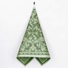 7с-128ЯК  50*70  Полотенце "Ренессанс" цв. зеленый (многоцветный)