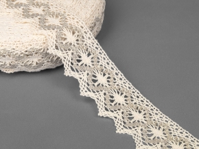 К-045-110-1/3 Кружево 45мм, молочный/льняной