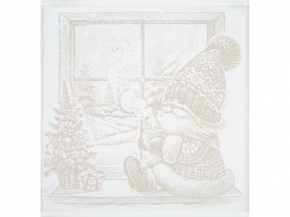 9с25.110ж1 В окошке(ДТЭ лён) Салфетка 50х50см