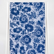 6с102.411ж1 Васильки (синий8) Полотенце махровое 67х150см