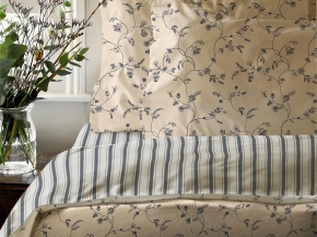 Перкаль ткань Вареный хлопок набивной арт 239 рис 72238/2 Цветочный сад, 220 см