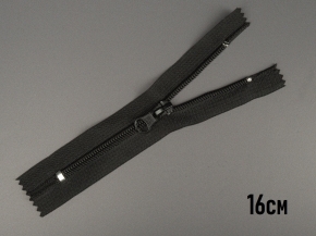 Молния витая н/р Т5,1 замок 16см черный (уп.100шт)