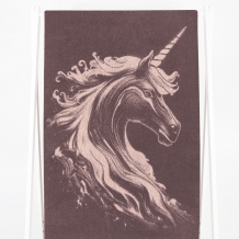 6с102.411ж1 Огненный единорог(т.с.мальв1) Полотенце махровое 67х150см