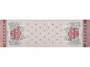 24С83-ШР 45*155 Дорожка "Шале" цв. 3 рис. 492 красный
