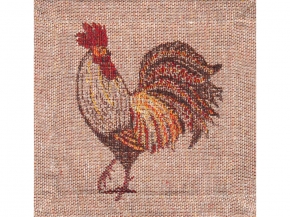 19С43-ШР/ст. Салфетка декоративная 18*18 "Ферма-4" цв.1 рис.429