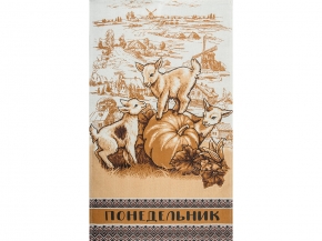 21С-2ЯК 34*61 Набор полотенец "Неделька. Ферма" (уп. 8 шт)