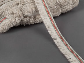 20мм. 08С3524-Г50 (рис.4801) ЛЕНТА ОТДЕЛОЧНАЯ лён/красный с зелёным 20мм (рул.25м)