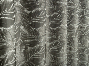Ткань для портьер жаккард листья (1400), 295см