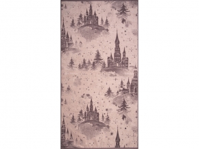 6с102.413ж1 Зимняя сказка(т.с.мальв1) Полотенце махровое 81х160см