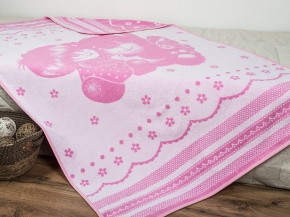 5с081.400.1 Детка (розовый2) Плед 103х160 см