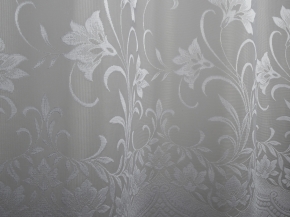 1.80м 16021 Тюль-жаккард Lila 180 см (WHITE, W1592)