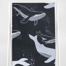 6с102.411ж1 Киты(антрацит) Полотенце махровое 67х150см