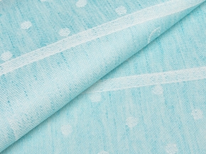 7с-128ЯК  50*70  Полотенце "Анютины глазки" цв. бирюзовый (многоцветный)